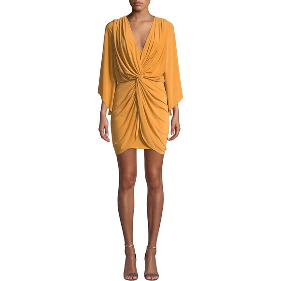 Revolve & Neiman Marcus Brand - MISA Los Angeles Teget Draped Cocktail Dress - Picture 1 of 5